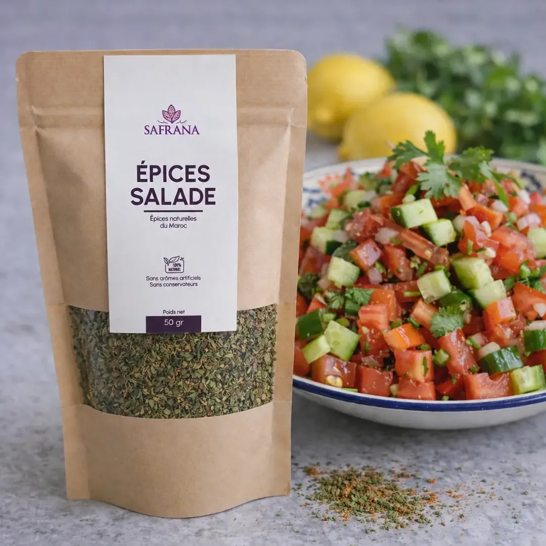Salade marocaine et épices à salade Safrana